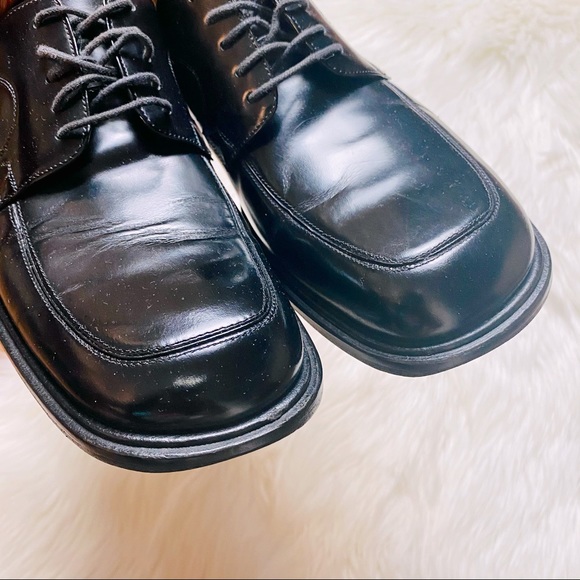 Mezlan Men’s Black Dress 100% Leather Oxford Hand Made Shoes Size 7 1/2 M EUC - Picture 7 of 13